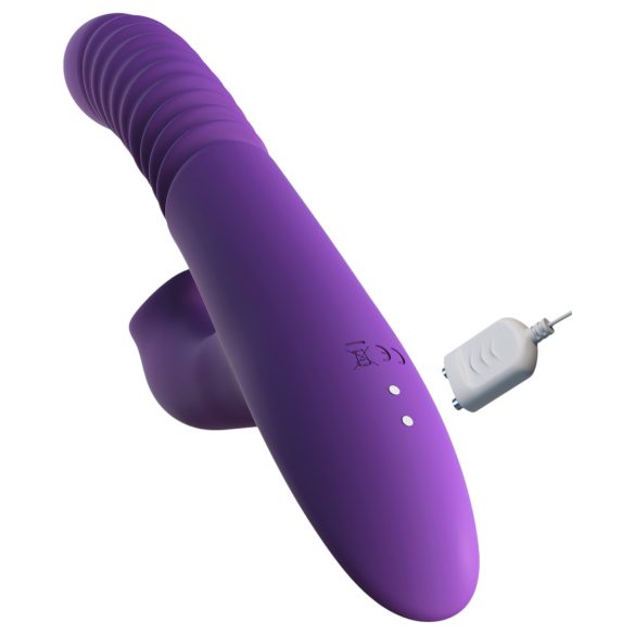 Fantasy For Her - 3in1 Thrusting Vibrator with Warming Feature (Purple)