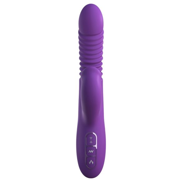 Fantasy For Her - 3in1 Thrusting Vibrator with Warming Feature (Purple)