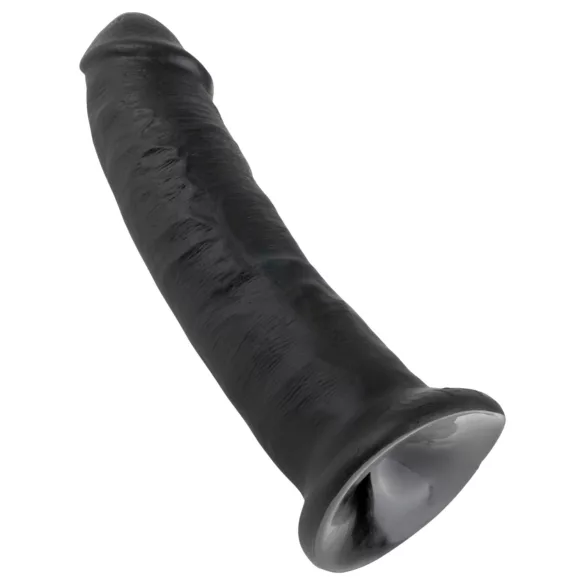King Cock 9 - Suction Cup Dildo (Black)