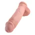King Cock 11" - Suction Cup, Realistic Dildo with Balls (28cm) - Natural
