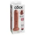 King Cock 7" - Lifelike Dildo (18cm) - Dark Natural