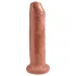 King Cock 7" - Lifelike Dildo (18cm) - Dark Natural