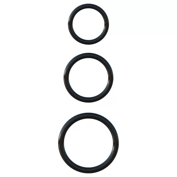 Fantasy C-Ringz - Trio Penis Ring (Black)