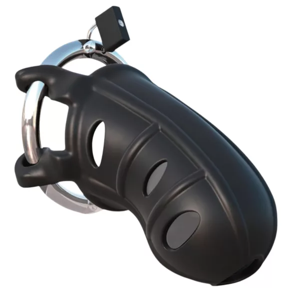 C-Ringz - Silicone Black Chastity Cage