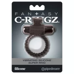 Pipedream Fantasy C-Ringz - Vibrating Penis Ring (Black)