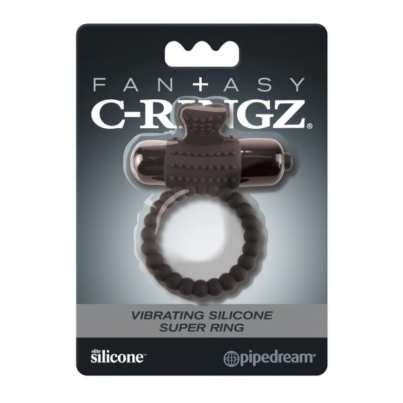 Pipedream Fantasy C-Ringz - Vibrating Penis Ring (Black)
