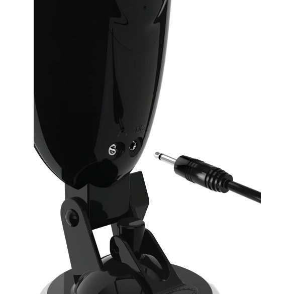 PDX Elite Dirty Talk - Vibrating Masturbator (Black)