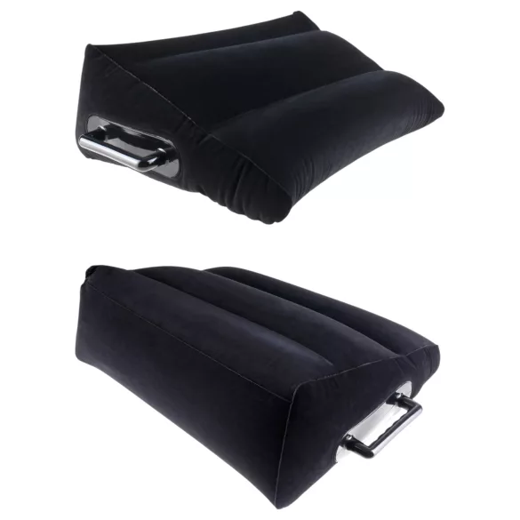 Fetish Fantasy - Inflatable Sex Cushion with Handles (Black)