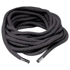 Fetish Silk Rope - Shibari Bondage Rope - 10m (Black)