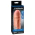X-TENSION Mega 1 - Realistic Penis Sleeve (7") - Natural