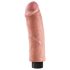 King Cock 8 - Flexible & Lifelike Vibrator (10 inches)