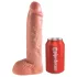 King Cock Strap-on 10 - Hollow Strap-on Dildo 25cm