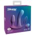 3Some Total Ecstasy - Cordless Triple Vibrator with Radio (Purple)