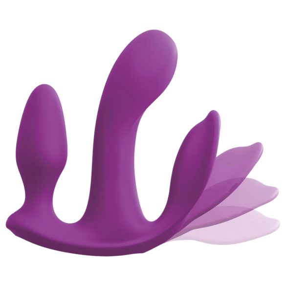 3Some Total Ecstasy - Cordless Triple Vibrator with Radio (Purple)