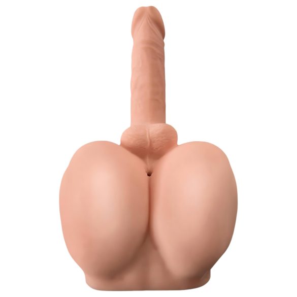 PDX Dirty Talk - Realistic Torso with Dildo (Natural)