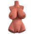 PDX Plus Perfect 10 - Torso Masturbator (Dark Natural)