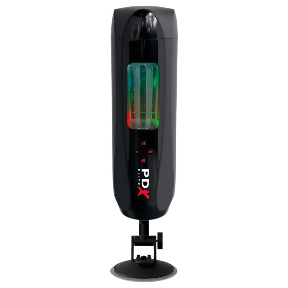 PDX Ultimate Milker 2 - Rechargeable Rotating Vibrating Stroker (Black)