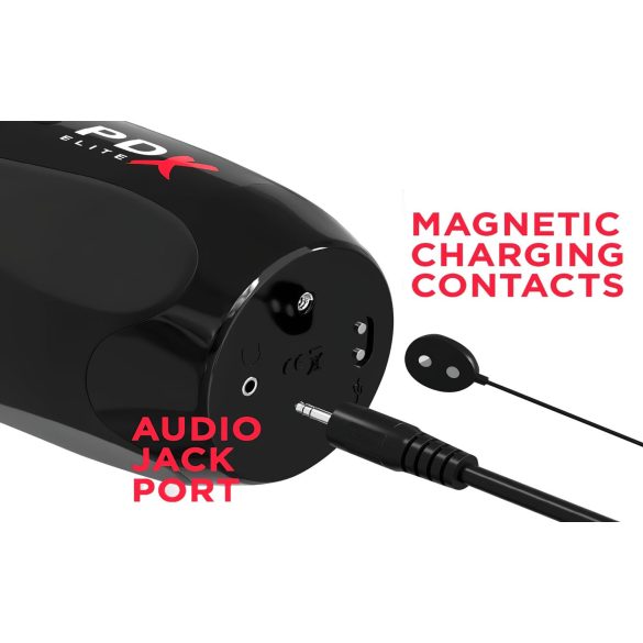 PDX Ultimate Milker 2 - Rechargeable Rotating Vibrating Stroker (Black)