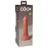King Cock Elite 6 - Suction Cup Realistic Dildo (6") - Dark
