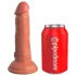 King Cock Elite 6 - Suction Cup Realistic Dildo (6") - Dark