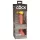 King Cock Elite 6" - suction cup vibrator (15 cm) - natural