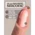 King Cock Elite 6" - suction cup vibrator (15 cm) - natural