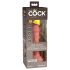 King Cock Elite 6 - Realistic Vibrator 6" (Dark Natural)