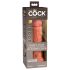 King Cock Elite 8 - Realistic 8" Vibrator (Dark Skin Tone)