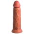 King Cock Elite 8 - Realistic 8" Vibrator (Dark Skin Tone)