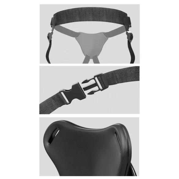Body Dock OG - strap-on base for suction cup (black)