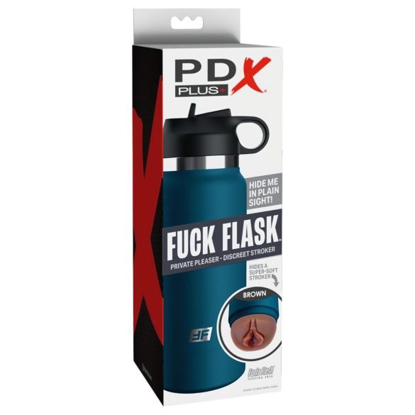 Secret Pleasure Flask - Blue-Brown