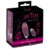 Javida - wearable radio-controlled rotating beaded love egg (purple)