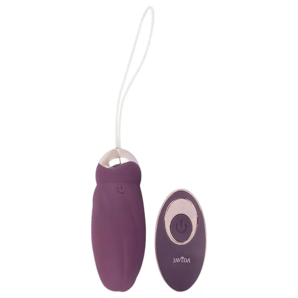 Javida - wearable radio-controlled rotating beaded love egg (purple)