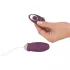 Javida - wearable radio-controlled rotating beaded love egg (purple)
