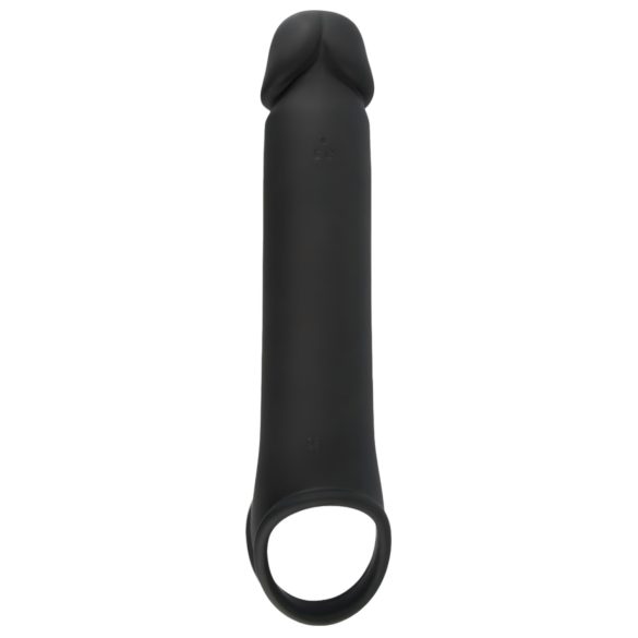 Rebel - Wireless Vibrating Penis Sleeve with Radio Function (Black)