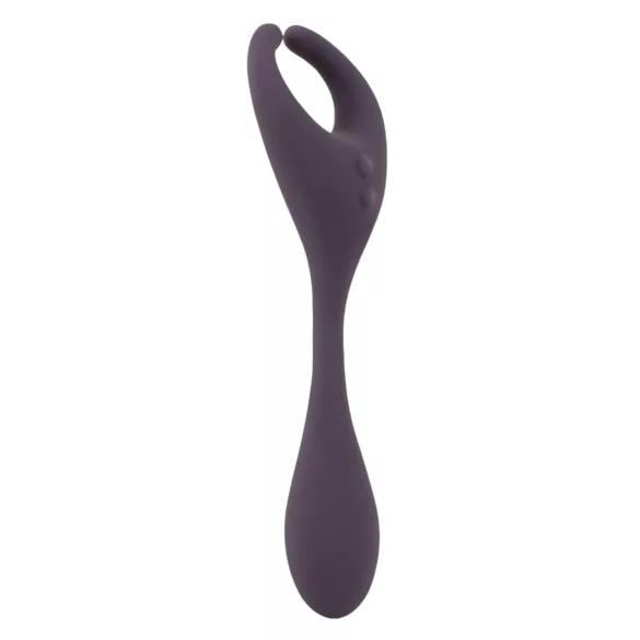 Couples Choice - Rechargeable Dual Motor Vibrator with Radio (Purple)