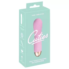   Cuties Mini - Rechargeable, Waterproof Spiral Vibrator (Pink)