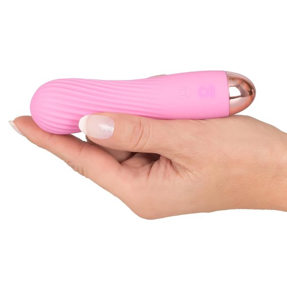 Cuties Mini - Rechargeable, Waterproof Spiral Vibrator (Pink)