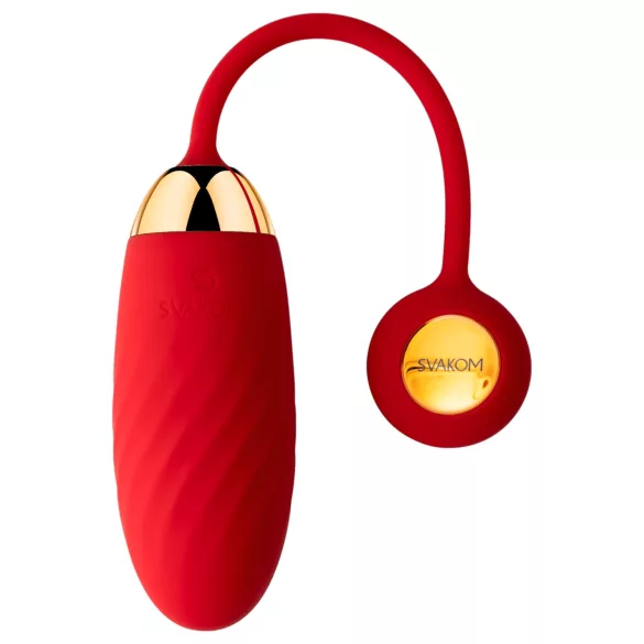 Svakom Ella Neo - App-controlled vibrating love egg (red)