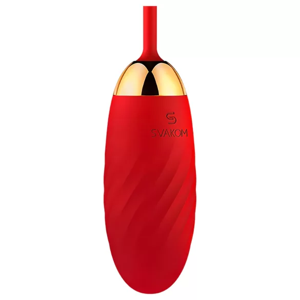 Svakom Ella Neo - App-controlled vibrating love egg (red)