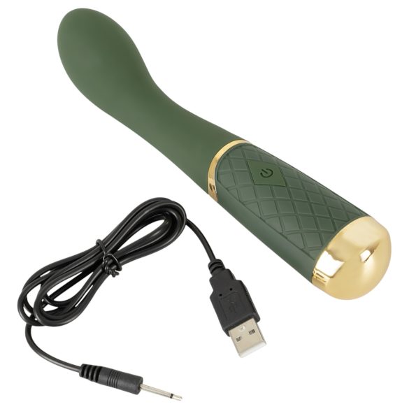 Emerald Love - Rechargeable, Waterproof G-Spot Vibrator (Green)