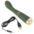 Emerald Love - Rechargeable, Waterproof G-Spot Vibrator (Green)