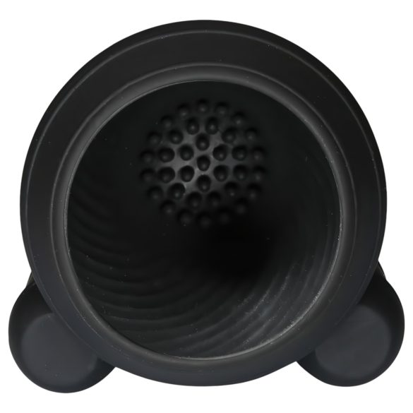 Rebel - Rechargeable Dual Motor Acorn Vibrator (Black)