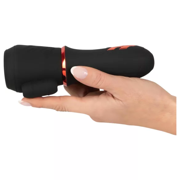 Rebel - Rechargeable Dual Motor Acorn Vibrator (Black)