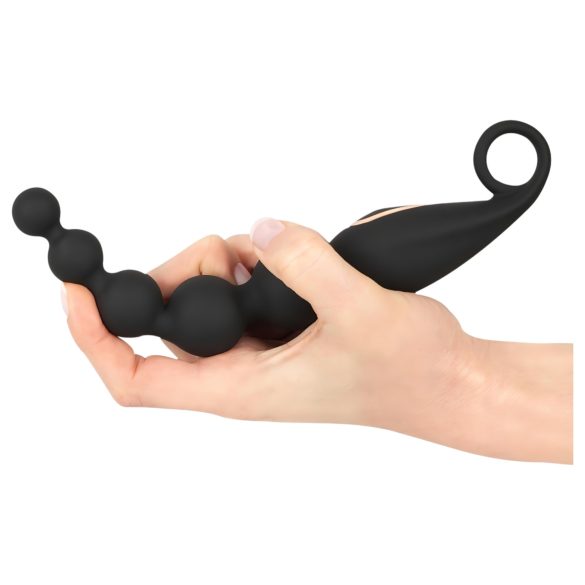 ANOS Sensations - Beaded Anal Vibrator (Black)