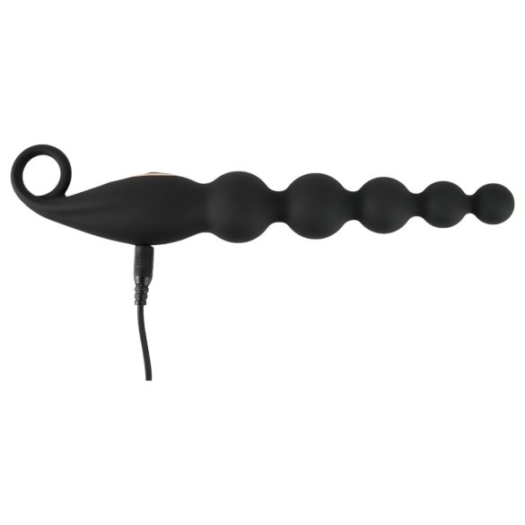 ANOS Sensations - Beaded Anal Vibrator (Black)