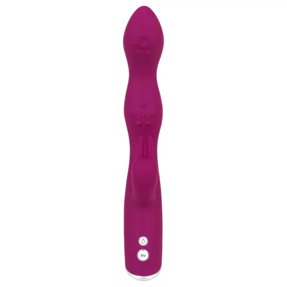 SMILE - Flexible G-Spot & Clitoral Vibrator with Dual Arms (Purple)