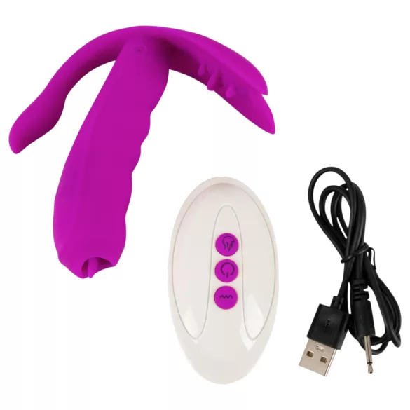 Javida - G-Spot & Clitoral Vibrator (Purple)