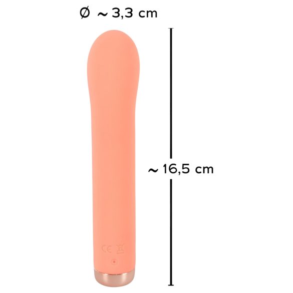 Peachy Mini G-Spot Rechargeable Vibrator by You2Toys (Apricot)