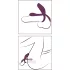 Couples Choice - Rechargeable Radio-Controlled Penis Ring (Purple)